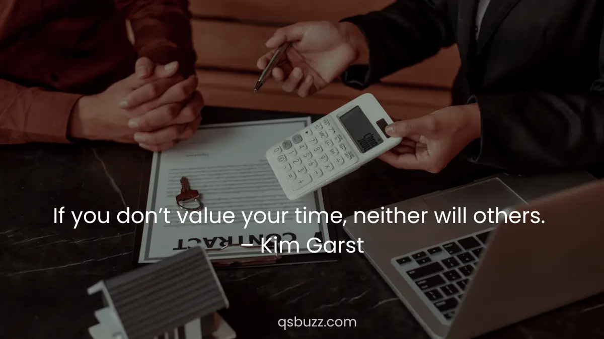 Value of Time Quotes