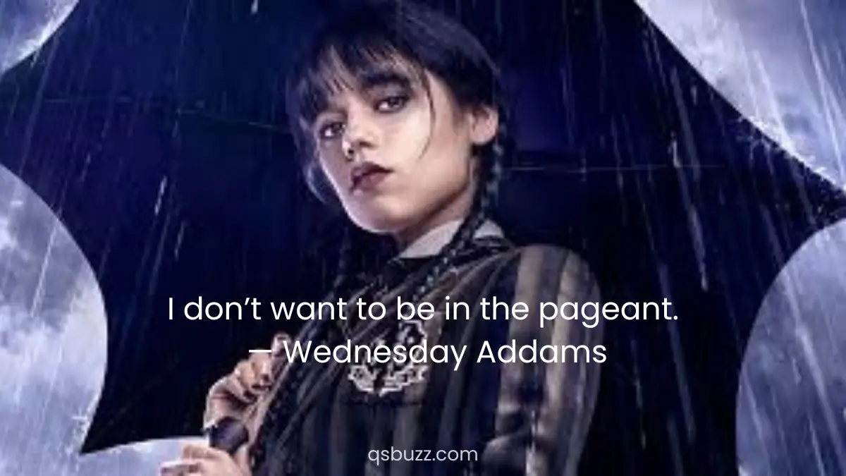 Wednesday Addams Quotes